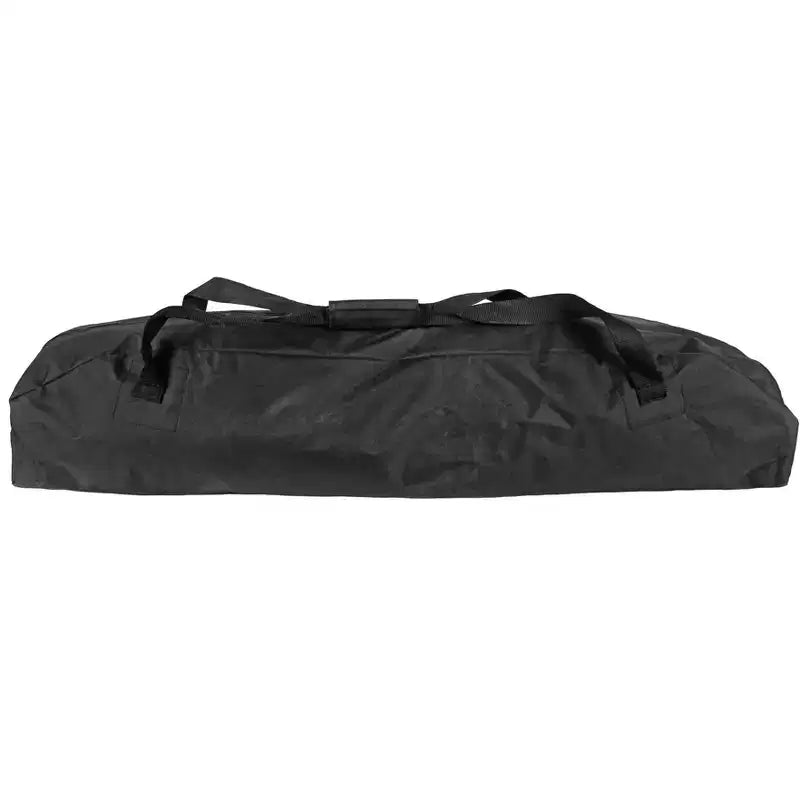 Black Roof Outdoor Folding Transportable Canopy Table with Cup Holders, Black