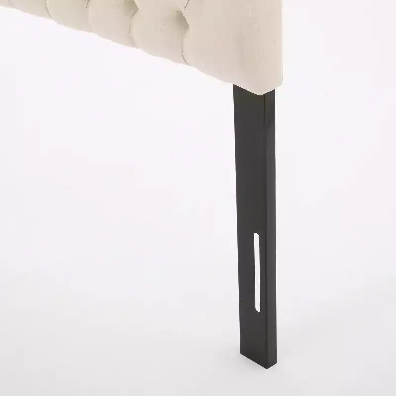 Contemporary Tufted Adjustable Upholstered Queen Headboard