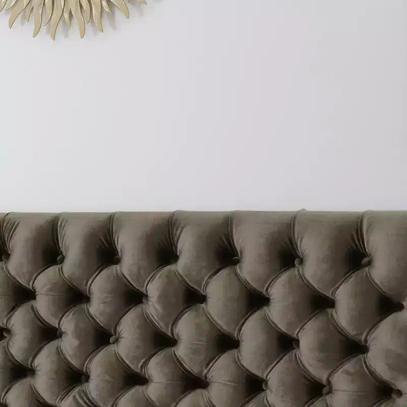 Contemporary Tufted Adjustable Upholstered Queen Headboard