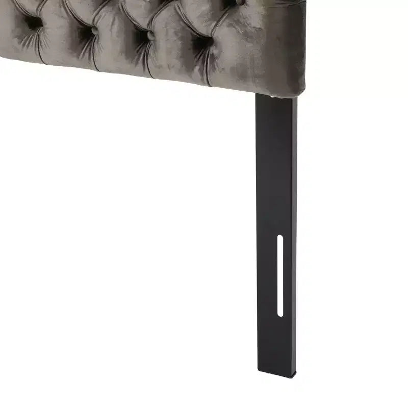 Contemporary Tufted Adjustable Upholstered Queen Headboard