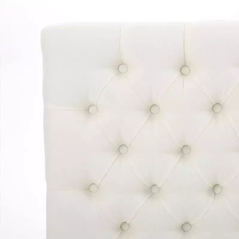 Contemporary Tufted Adjustable Upholstered Queen Headboard