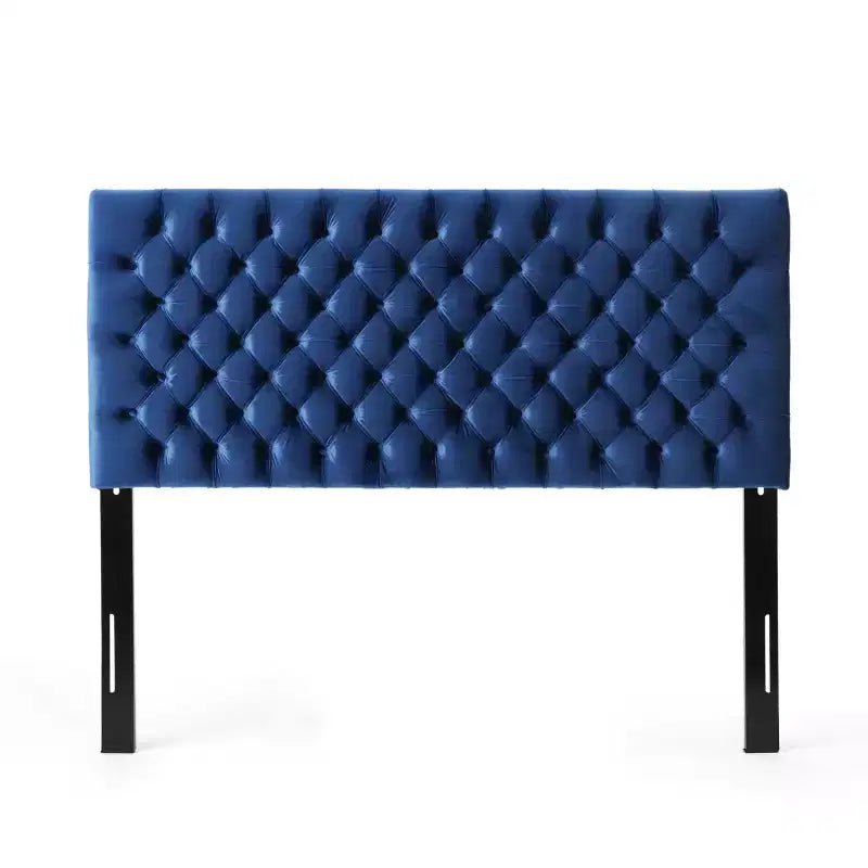 Contemporary Tufted Adjustable Upholstered Queen Headboard