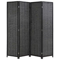 BestMassage 4/6 Panel Room Divider 6 Ft Tall Bamboo Portable Privacy Screen