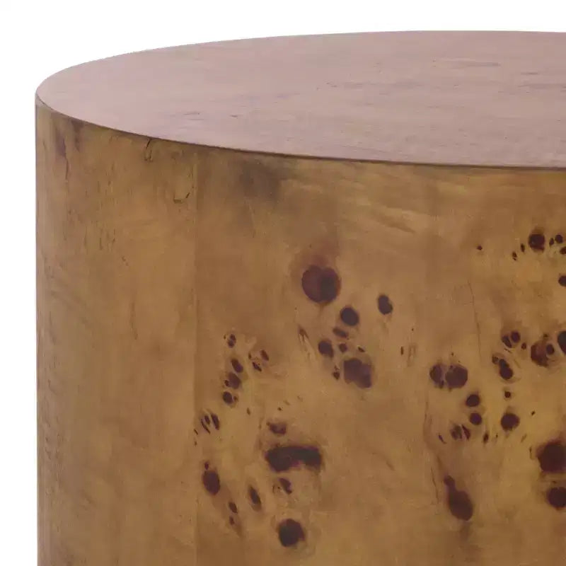 Siya Round Accent Table - ACC6611 - Brown - Safavieh