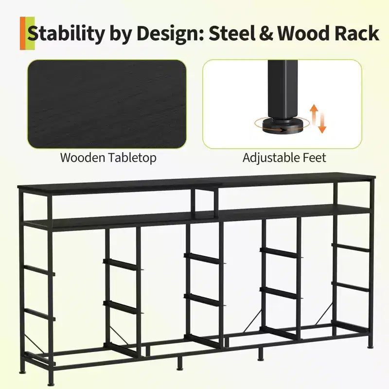 63 Long Dresser with 12 Drawers, TV Stand for 55/65/70 Inch TV, Fabric Dresser TV Stand for Bedroom Living Room, Chest of Drawers with Open Shelves