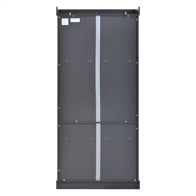 77H Freestanding Kitchen Storage Pantry, Large Dining Storage Cabinet Cupboard with Door Shelves and Adjustable Shelves