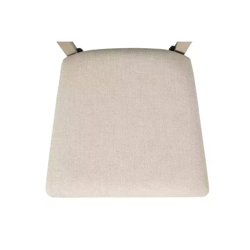 Set of 2 Claire Solid Wood and Upholstered Seat Folding Chairs Gray Wash - Linon