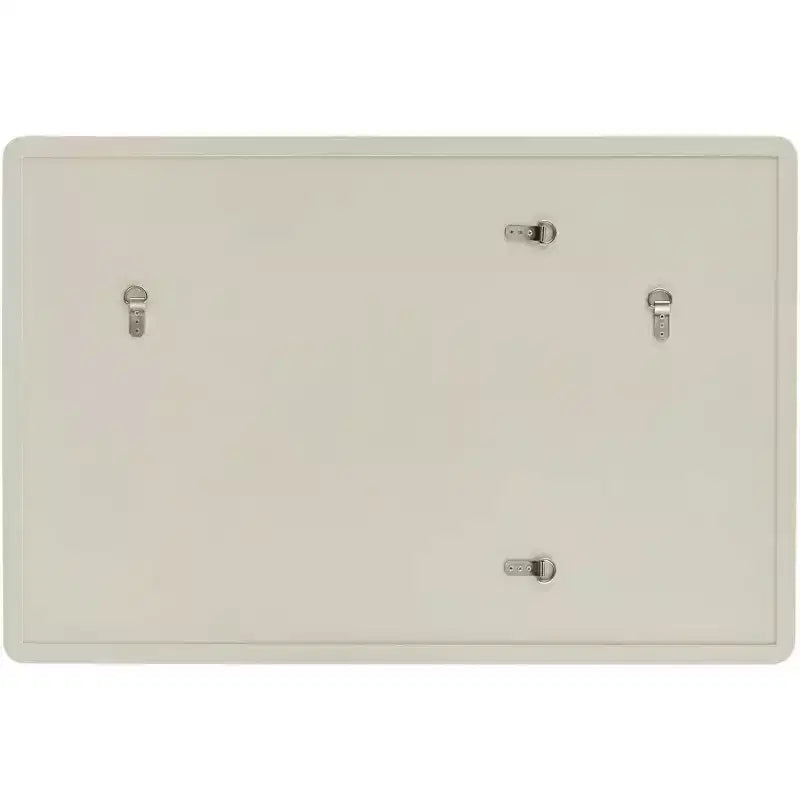 Rectangular Vanity Wall Mirror, Modern Beveled Glass Matte Beige Gold Frame 28 Wide for Bathroom Bedroom Home
