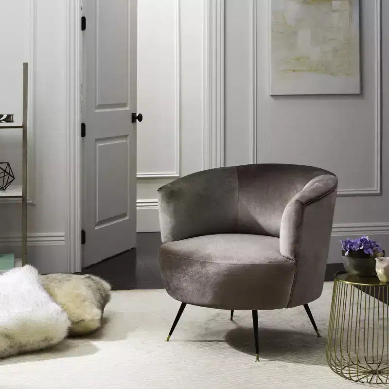 Hazelwood Velvet Accent Chair