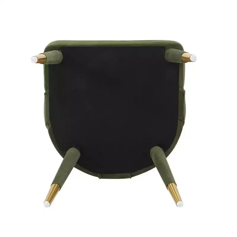Neda Modern Velvet Upholstered Dining Chair - Manhattan Comfort
