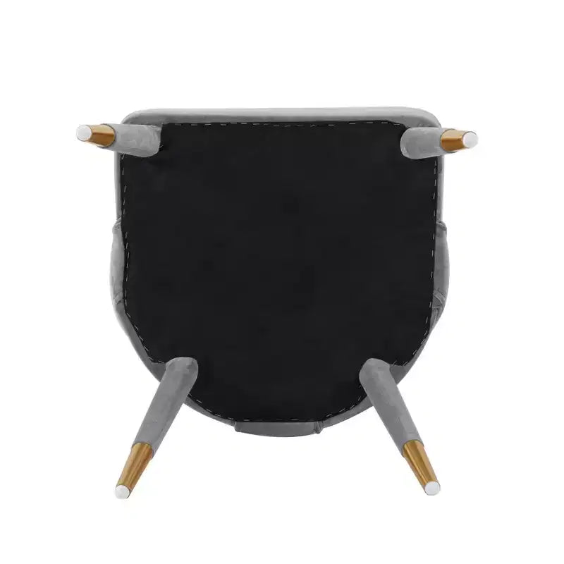 Neda Modern Velvet Upholstered Dining Chair - Manhattan Comfort