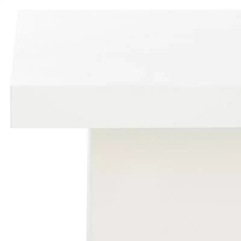 Modern Pinewood Coffee Table with Offset Legs