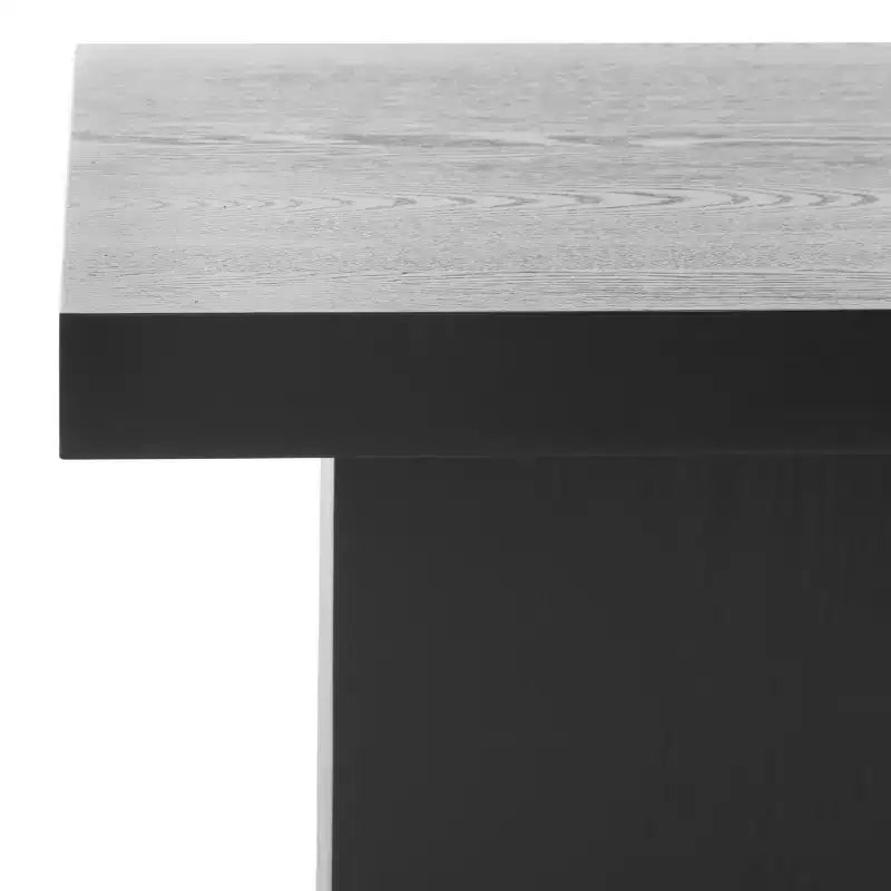 Modern Pinewood Coffee Table with Offset Legs