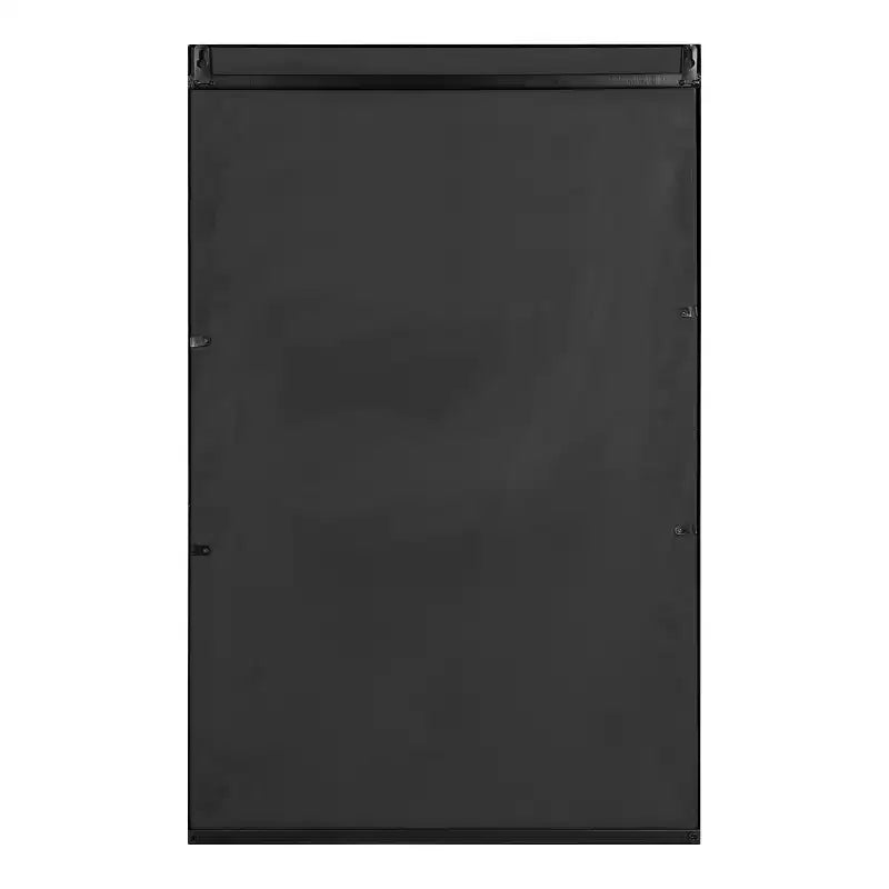 Metal Framed Arch Decorative Wall Mirror Black